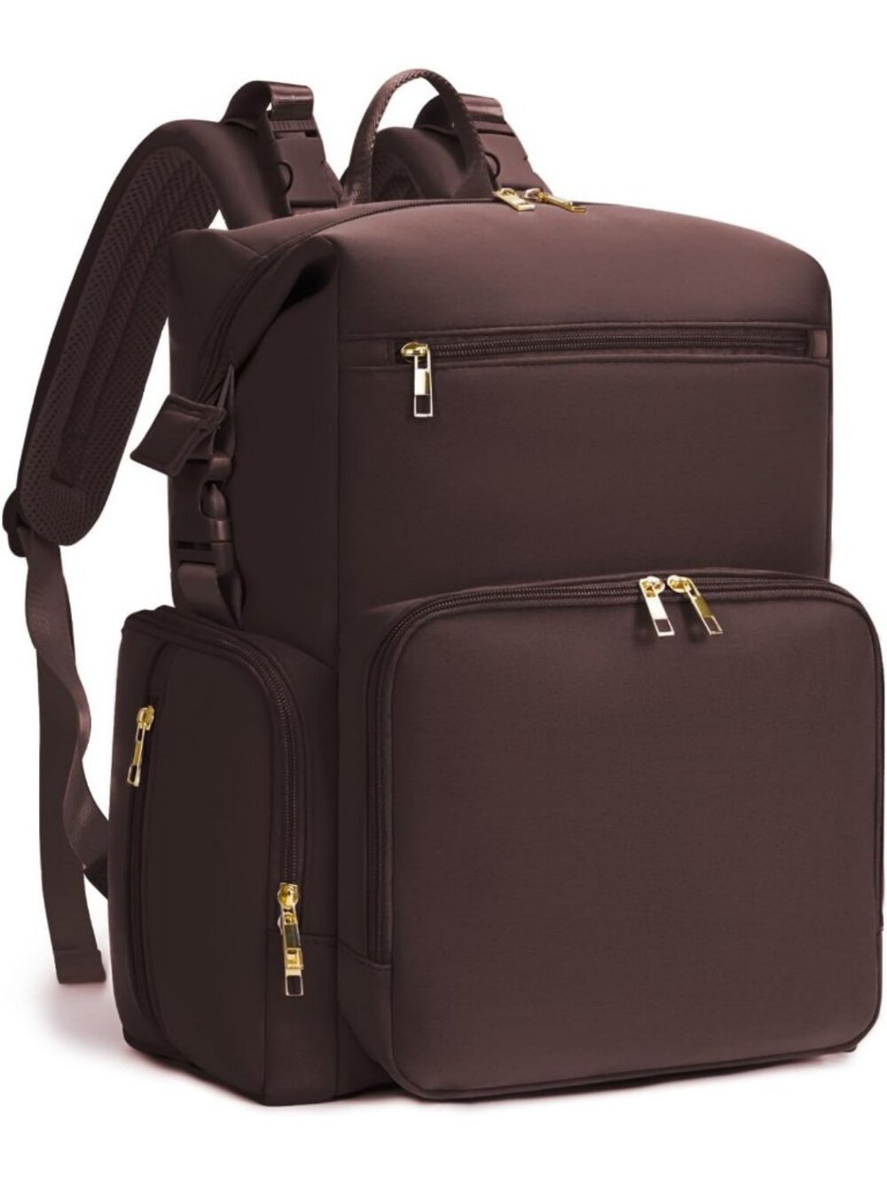 Stylish Neoprene Diaper Bag Backpack | Insulated Pockets & Changing Pad | Travel